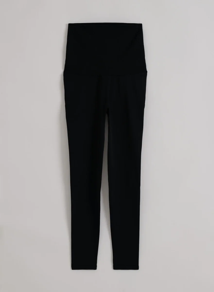 Black Shape Seamless Core Control Tights - Afbeelding 5