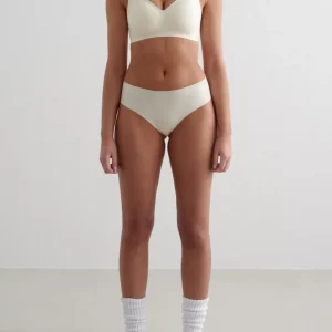 Almond White Soft Cheeky Hipster